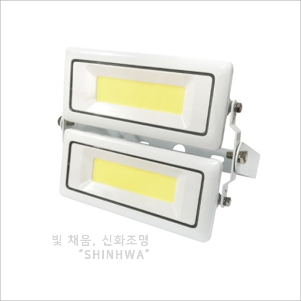 D LED 슬림 투광기 2등 간판등 조명 70W (2color)